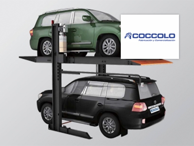 Presentación de Producto Coccolo: Elevador de 2 Columnas PARK HYDRO